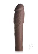 Jock Extra Thick Penis Extension Sleeve 2in - Chocolate